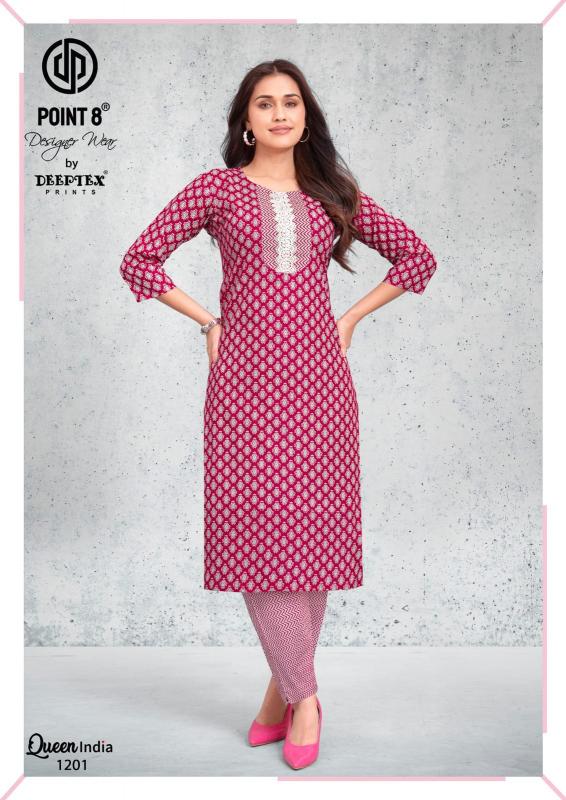 Deeptex queen india vol-12 jaipuri cotton kurti wholesaler